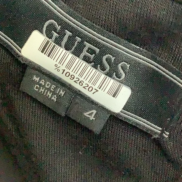 Guess Strapless Dress with Gold Accents - Picture 4 of 4